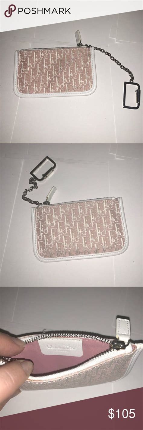 dior key holder|christian dior keychain wallet.